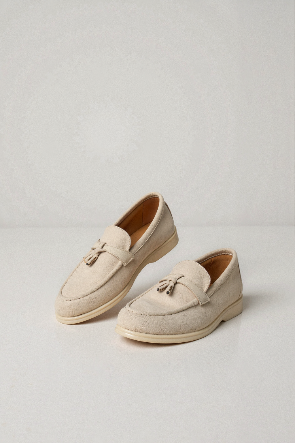 Beige Loafer met Kwasten – Elegant en Comfortabel
