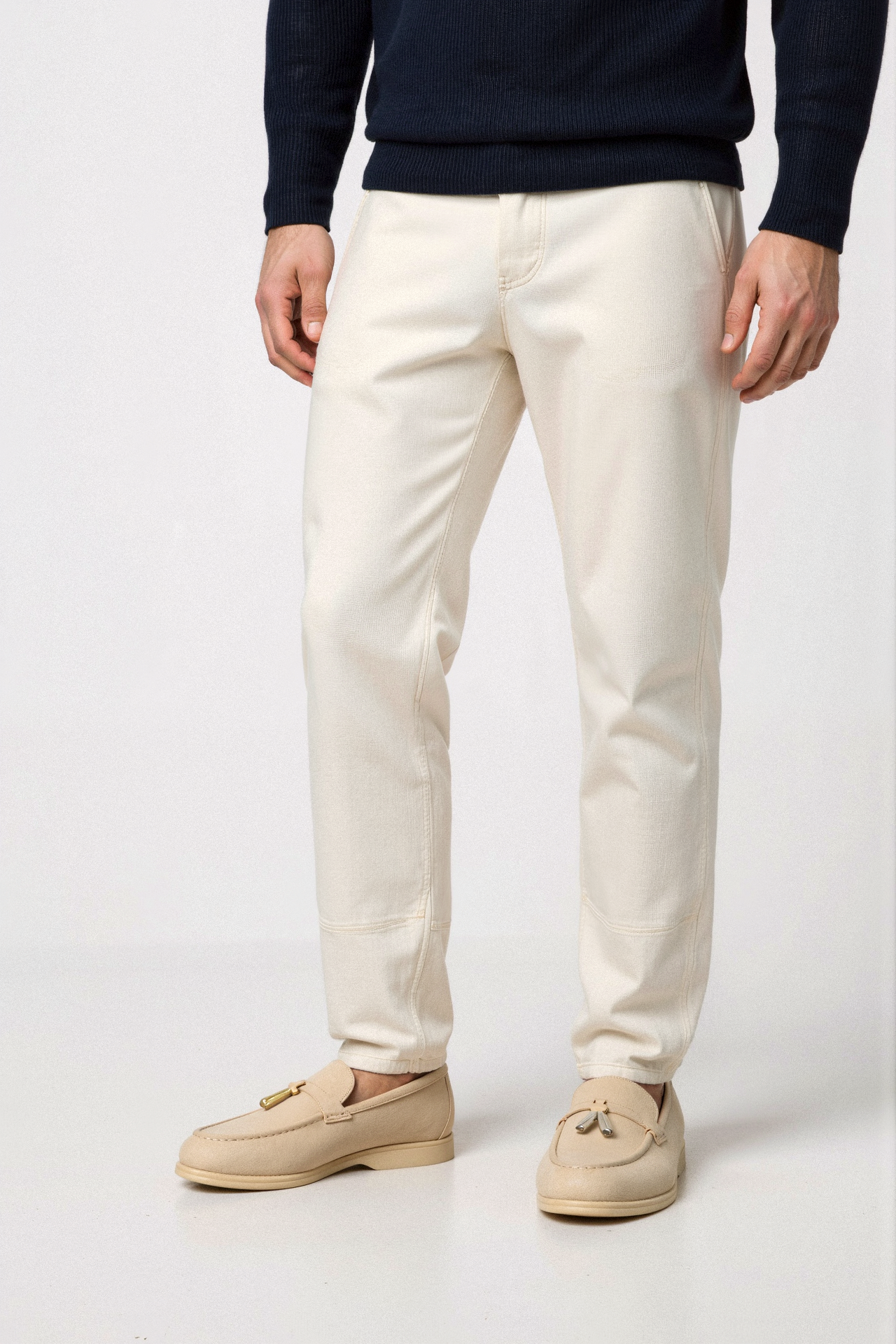 Beige Loafer met Kwasten – Elegant en Comfortabel