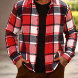 Ruben™ Geruite Overhemdjas voor Heren