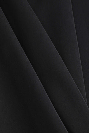 Amelia | Zwart Elegante Halterneck-Maxijurk – Tijdloze Avond-Elegantie