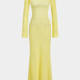 Adelheid | Glamoureuze Rugstrik Maxi-jurk – Elegantie &amp; Sensualiteit verenigd