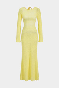 Adelheid | Glamoureuze Rugstrik Maxi-jurk – Elegantie &amp; Sensualiteit verenigd