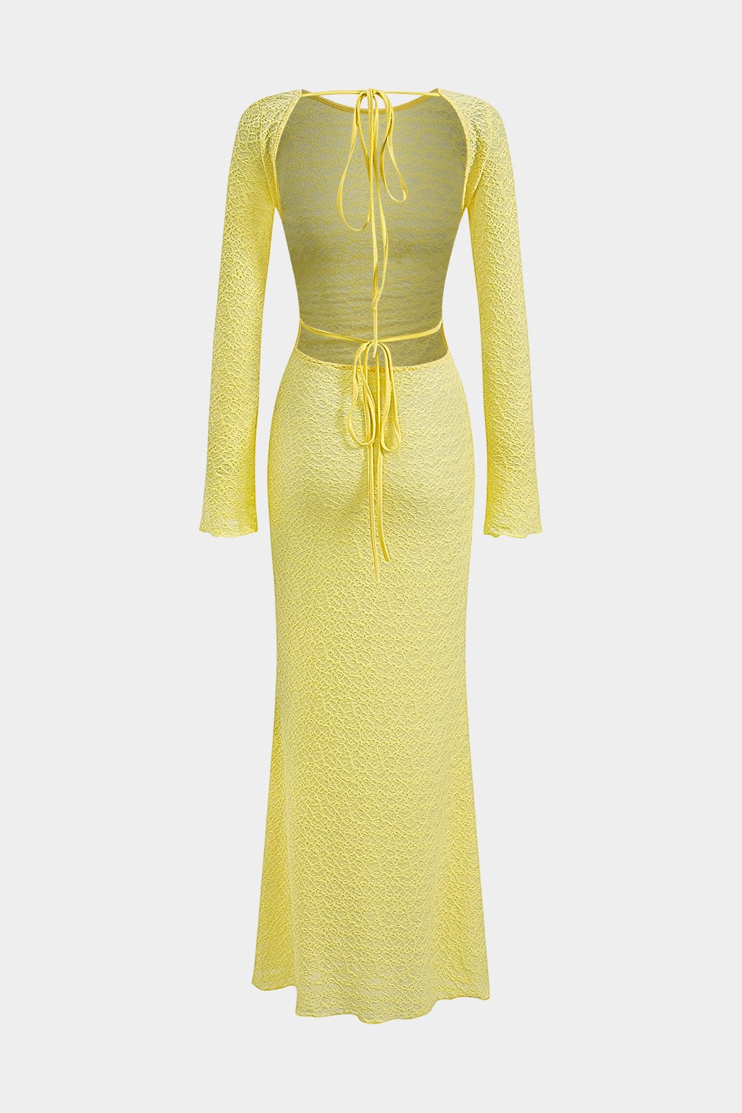 Adelheid | Glamoureuze Rugstrik Maxi-jurk – Elegantie &amp; Sensualiteit verenigd