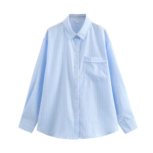 Gestreepte Damesblouse – Luchtig, Modern & Veelzijdig te combineren