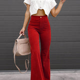 Yara-Lynn™ Trendy High-Waist Flared Broek