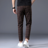 Patrick | Trendy Geruite Slim Fit Broeken voor Heren Vrijetijd & Stijlvol