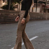 Yara-Lynn™ Trendy High-Waist Flared Broek