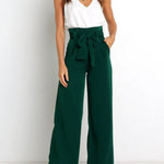 Gudrun | Elegante Stoffenbroek met Strik