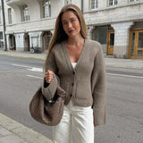 Taupe™ Gebreid Vest | Wolmix | Warm en Veelzijdig