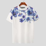 Damiano | Florale Korte Mouwen Shirt voor Heren