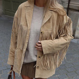 Dakota | Suède Franjejas – Boho-Chic ontmoet Westerse stijl