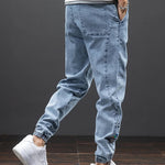 Jochem™ Heren Casual Denim Jogger Broek