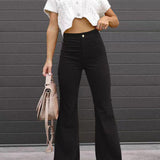 Yara-Lynn™ Trendy High-Waist Flared Broek