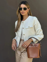Susie | Klassieke Tweed Blazer