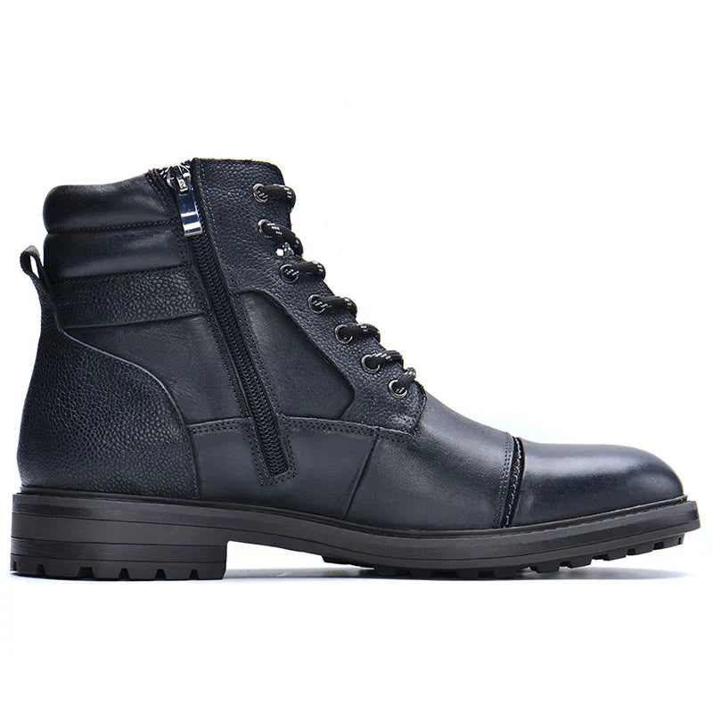 Harm™ Robuuste Herenboots met Rits en Vetersluiting