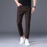 Patrick | Trendy Geruite Slim Fit Broeken voor Heren Vrijetijd & Stijlvol