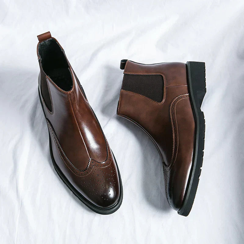 Fabian™ Glanzende Chelsea Boots voor Heren