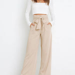 Gudrun | Elegante Stoffenbroek met Strik