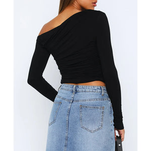 Käthe | Stijlvol Twisted Langsleeve Top voor Vrouwen
