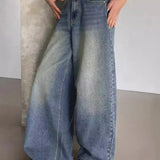 Baggy Wide Leg Jeans Voor Dames