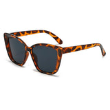 Cat Eye Zonnebril met UV Bescherming en Trendy Design