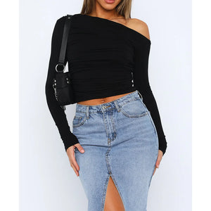 Käthe | Stijlvol Twisted Langsleeve Top voor Vrouwen