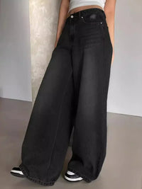 Baggy Wide Leg Jeans Voor Dames