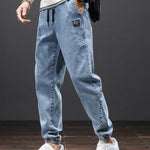 Jochem™ Heren Casual Denim Jogger Broek