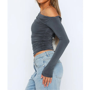 Käthe | Stijlvol Twisted Langsleeve Top voor Vrouwen