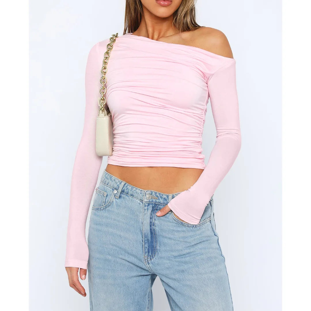 Käthe | Stijlvol Twisted Langsleeve Top voor Vrouwen