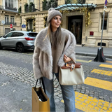 Luxe™ Faux Fur Jas voor Dames