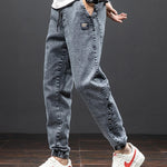 Jochem™ Heren Casual Denim Jogger Broek