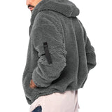 Laurens™ Heren Sherpa Gevoerde Teddy Fleece Jas met Capuchon