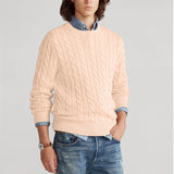 Heren Gebreide Sweater - Dikke Katoenen Trui