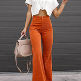 Yara-Lynn™ Trendy High-Waist Flared Broek