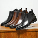 Dyon™ Luxe Glanzende Chelsea Boots
