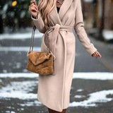 Livy™ Dames Elegante Lange Wintermantel