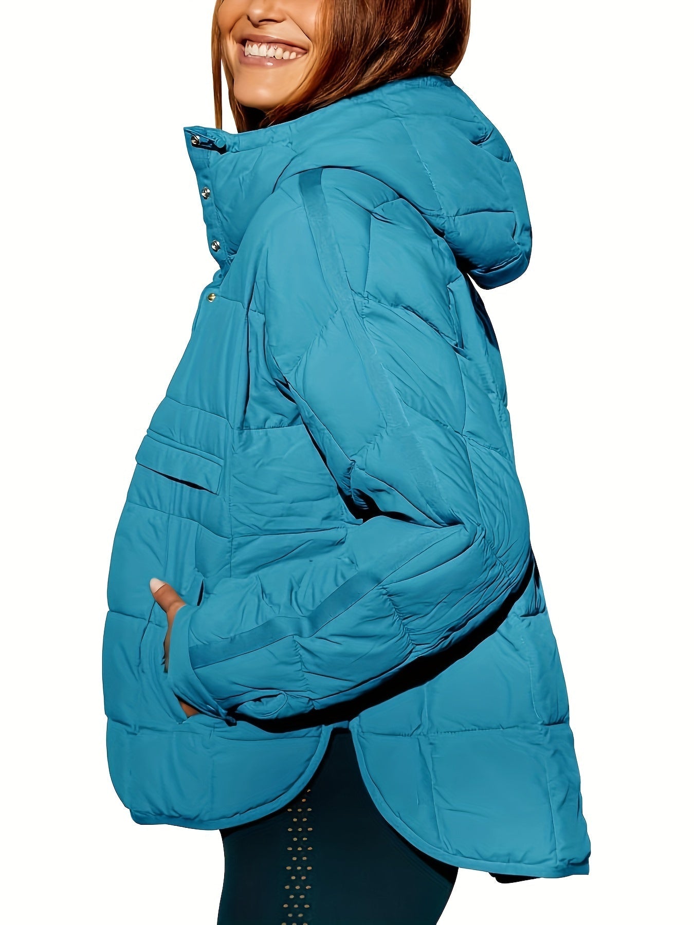 Ninthe™ Dames Gewatteerde Winterjas