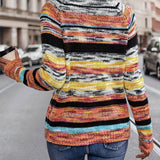 Meerkleurige™ Gebreide Cardigan | Acryl | Gezellig en Stijlvol