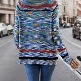 Meerkleurige™ Gebreide Cardigan | Acryl | Gezellig en Stijlvol