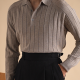 Jelle™ Elegante Heren Fijngebreide Polo