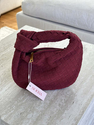 Ilyse | Gevlochten Mini-Tas van Suède
