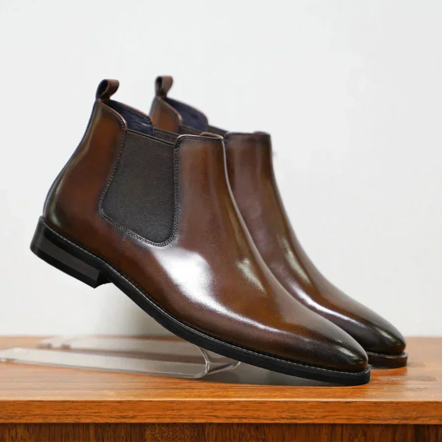 Dyon™ Luxe Glanzende Chelsea Boots