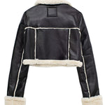 Anna | Warme Kunstlederjacke