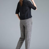 Tapered™ Broek met Streepjes | Katoen | Lichtgewicht en Casual