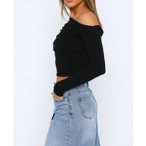 Käthe | Stijlvol Twisted Langsleeve Top voor Vrouwen