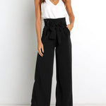 Gudrun | Elegante Stoffenbroek met Strik