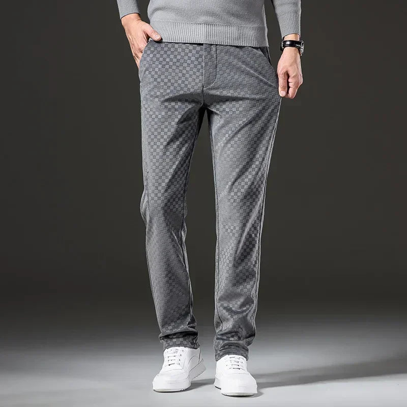 Rafael | Stijlvolle Geruite Slim-Fit Broeken voor Heren