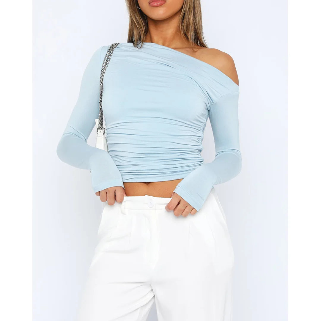 Käthe | Stijlvol Twisted Langsleeve Top voor Vrouwen