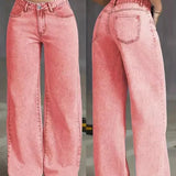 Statement Wide Leg Jeans